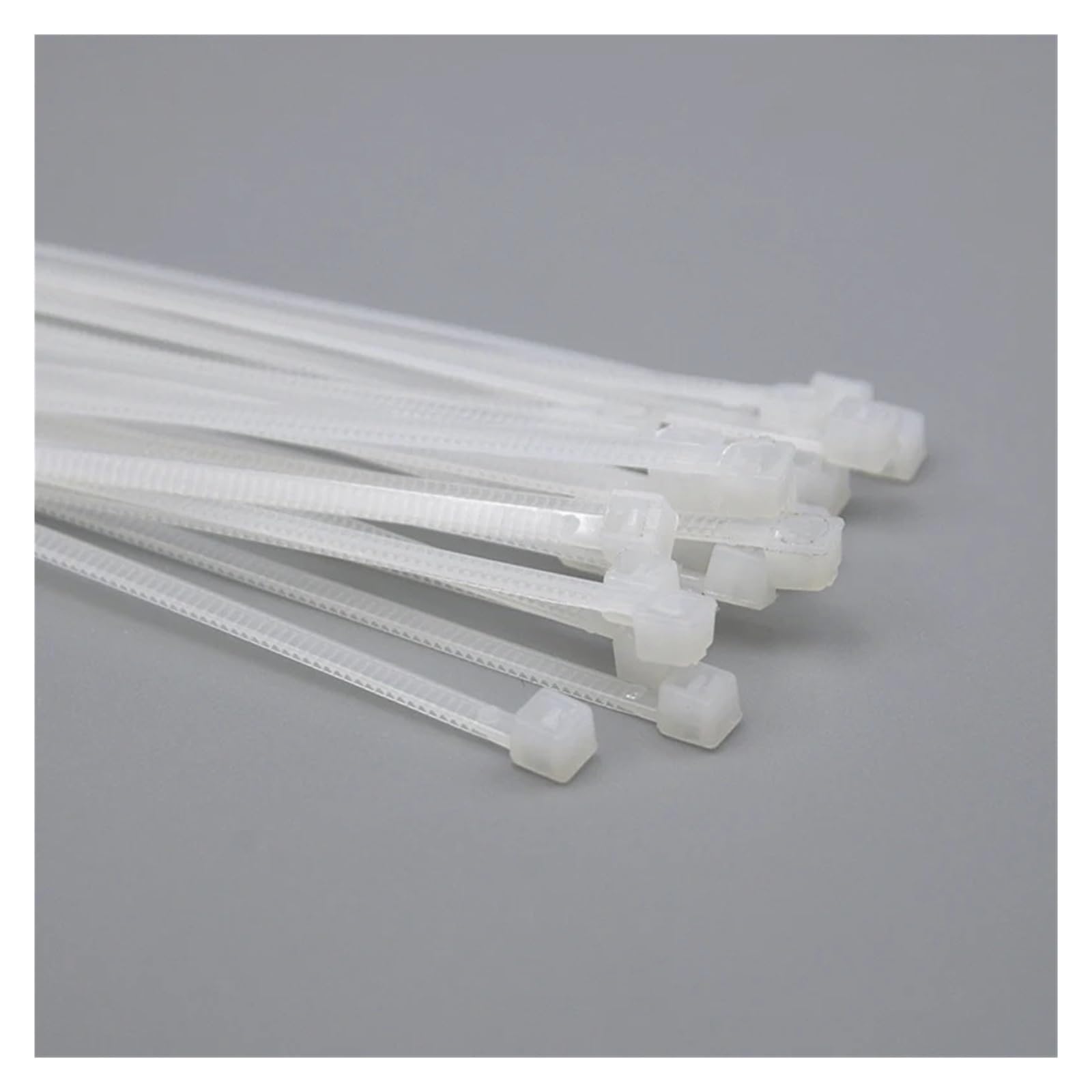 Fascette per cavi dati, 300 pezzi, in plastica e nylon, autobloccanti, regolabili, per casa e ufficio, per l'organizzazione dei cavi (nere, 2,5 x 200 mm)