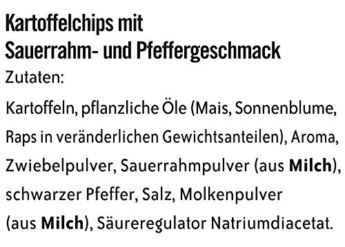 Lay's Sour Cream & Black Pepper - Knusprig gewürzte Kartoffelchips für eine gelungene Party - 9 x 175g - Image 8