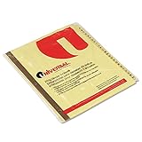 Separadores de pestañas recubiertos de plástico preimpresos con impresión negra de un solo lado dorado Mylar reforzado para mayor resistencia.
