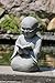 Produktbild Figur Shaolin Mönch lesend mit Buch - für Haus und Garten - Höhe 42 cm - grau