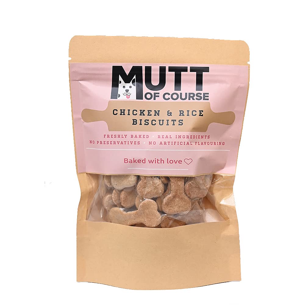 Mutt of Course Chicken and Rice Gourmet Dog Biscuits | High in Protein and Omega 6 Fatty Acids (100 gm) (B081RRVK84) Amazon Price History, Amazon Price Tracker