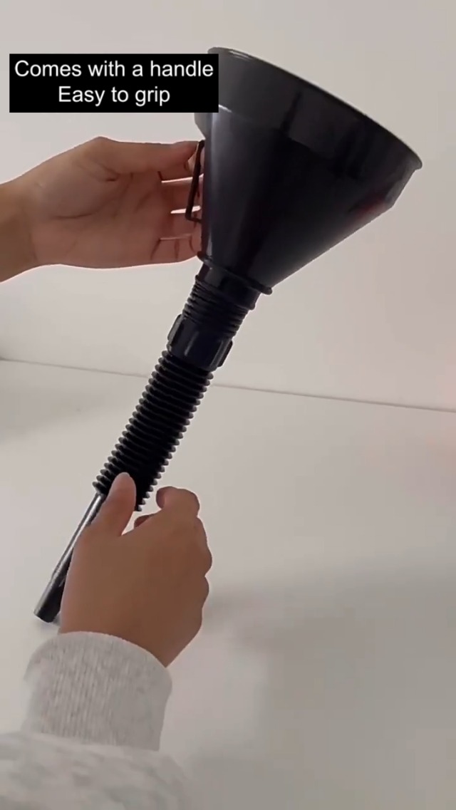 DECARETA 2 Imbuto Per Carburante Imbuto Benzina Con Filtro Imbuto Per L'olio Dell'auto Plastico