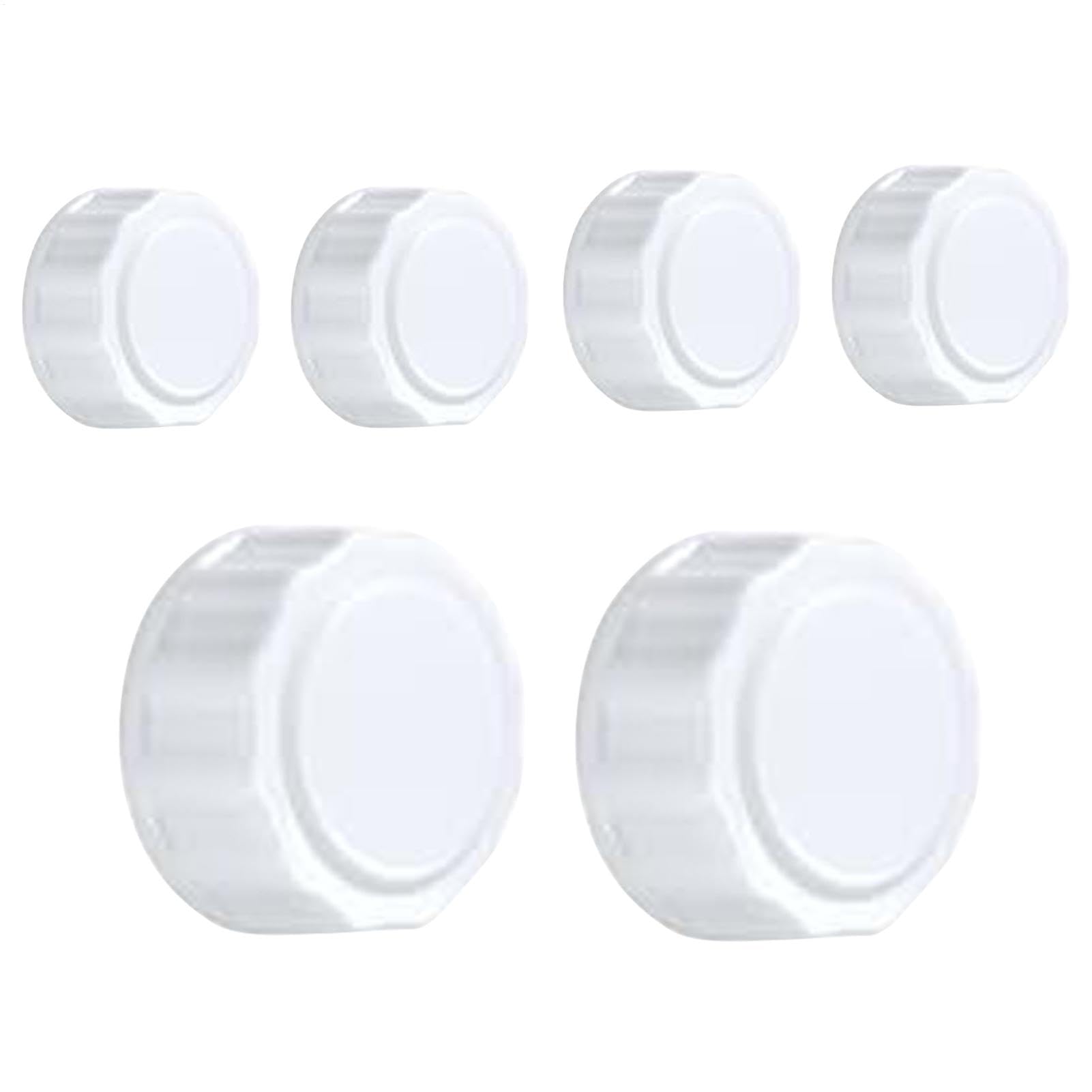 Tapas de biberón, tapas de botellas de leche - Cubiertas de reemplazo de tazas de agua reutilizables - Tapas portátiles de biberones para automóviles, aviones, viajes, viajes de negocios