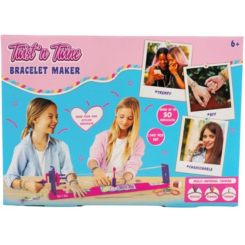 2iX Twist’n Twine Bracelet Maker - Kreiere Deine Eigenen Stilvollen Armbänder - 140-teilig - Jungen & Mädchen ab 6 Jahren