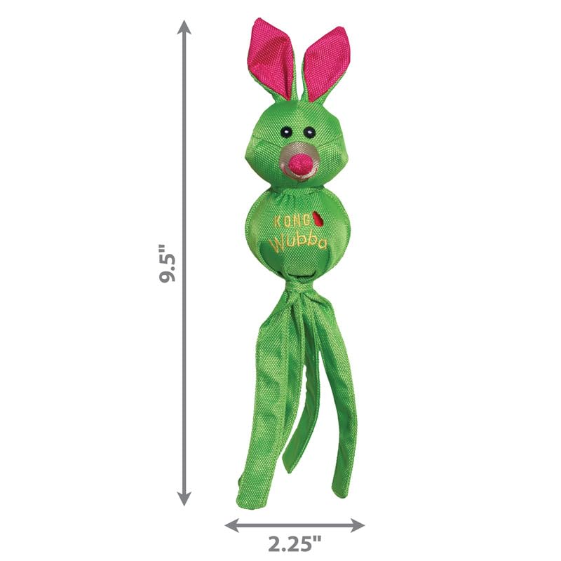 Kong Wubba Ballistic Friends Spielzeug – Farben können variieren, klein