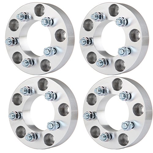cciyu 5 Lug wheel spacers 5x135 to 5x4.5 Center Bore 87.1mm Wheel adapters 1.5 inch with 12x1.5 Studs fit for F150 for 1997-2003 for Expedition for Navigator 4Pcs