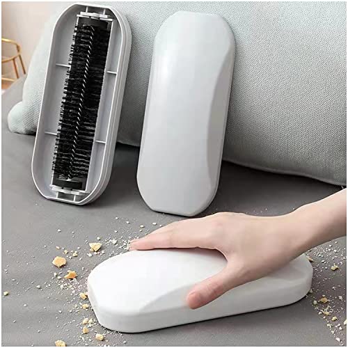 Brosse à Débris, TIANLIN Ramasse Miettes de Table Manuel Blanche, Ramasse Miette de 20 cm, Fort Pouvoir de Nettoyage, Convient au Nettoyage des Cheveux, des Débris, des Restes de Papier