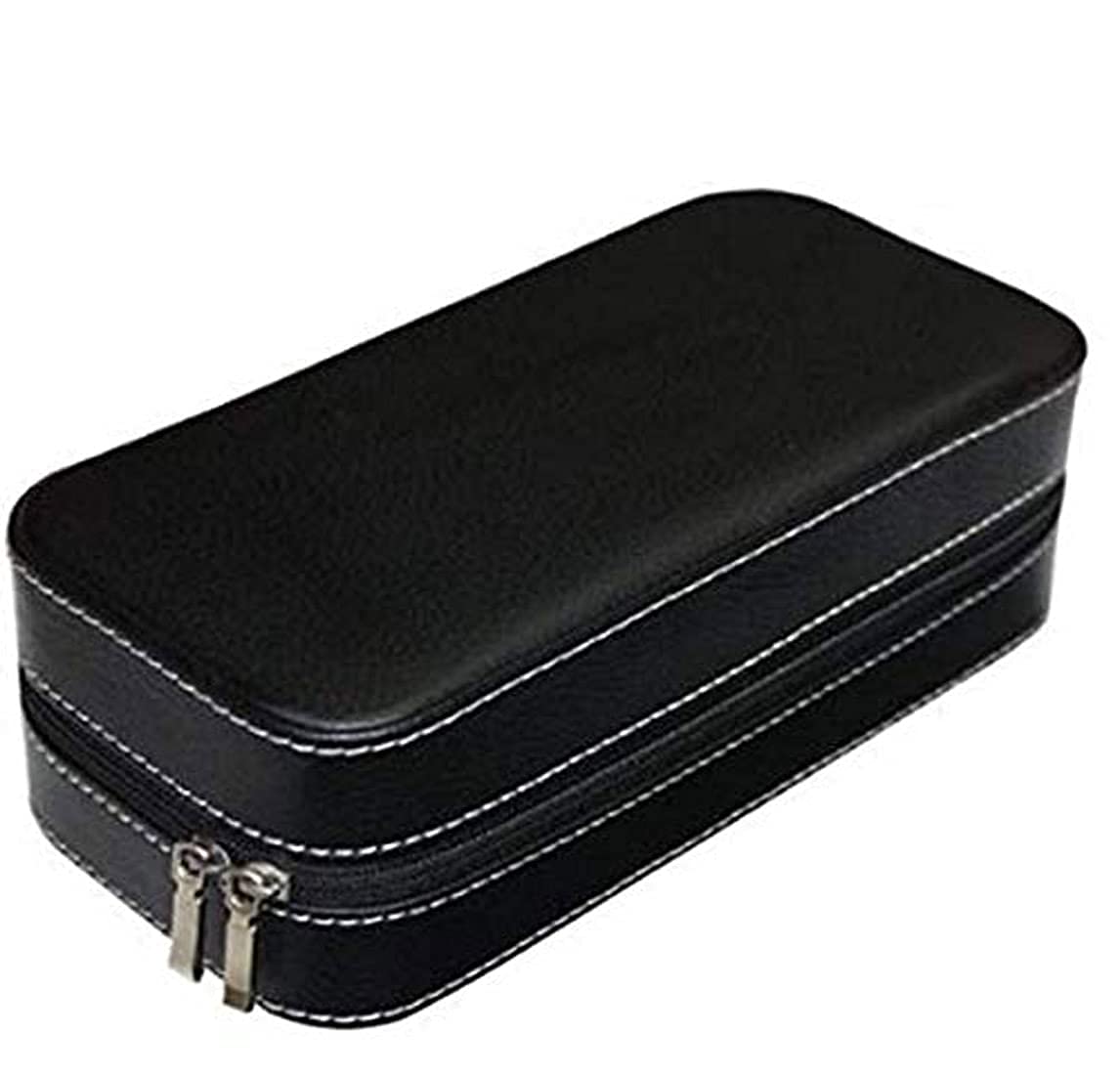 PREMVATI 2 Watch Travel Case- Premium Leather Watch Case for Men,Portable Watch Organizer For Storage & Display.Travel Watch Case with Stylish & Perfect Texture,Handcrafted by Craftsmen, Black (B0BC2G34W1) Amazon Price History, Amazon Price Tracker