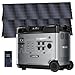 OUKITEL P5000 PRO Powerstation 5120Wh mit 2x500W Solarpanel, 4000W(6000W Peak) Powerstation 1800W Schnelle Ladung Notstromaggregat für Haus, Solargenerator Stromerzeuger für Camping