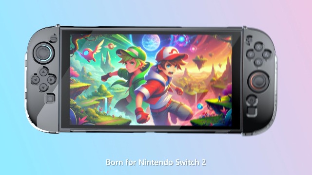 JSAUX Dockable Case for Nintendo Switch 2 2025, PC+TPU Grip