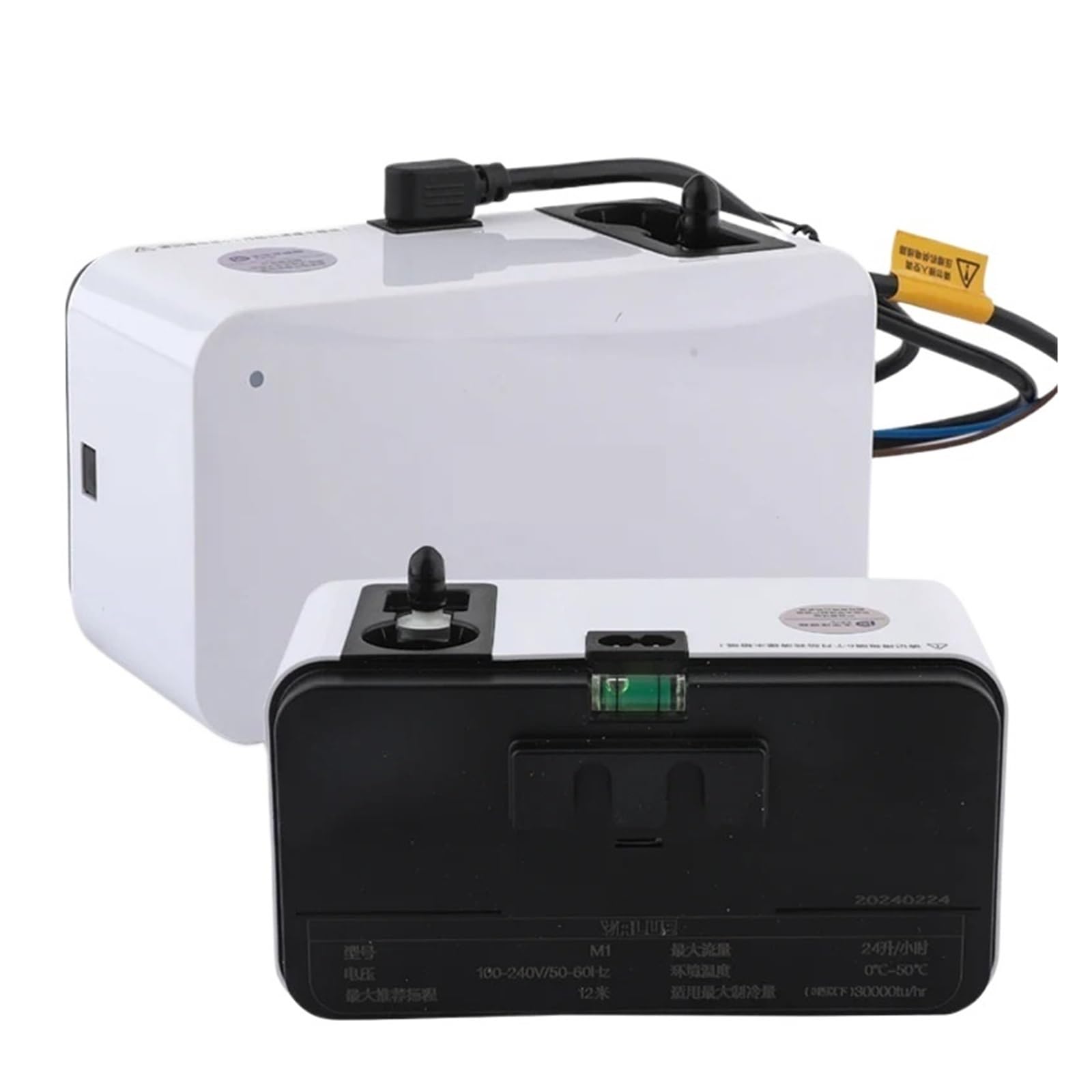Genterun M2 With 10M Pipe Air Conditionier Drainage Pump M1 M2 Condensate Lift Pump Silent Fully Automatic Water Pumps Cooling System 12 Meter Lift(M2 With 10M Pipe)