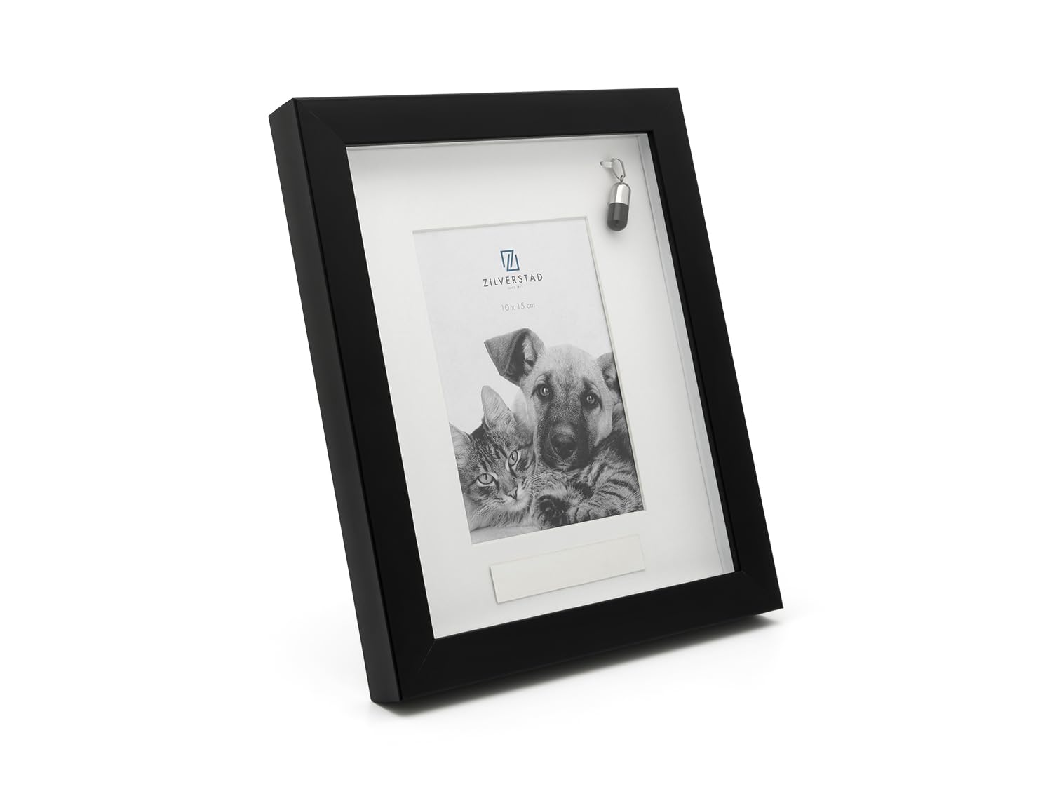 Zilverstad - Memory Photo Frame Pet with Ash Holder 10x15 cm