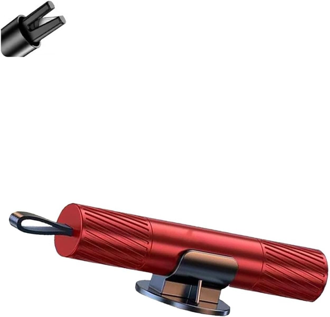 Emergency Car Escape Tool, Underwater Glass Breaker & Seatbelt Cutter (2-in-1), Sturdy Metal Safety Hammer – Compact & Portable,Rot