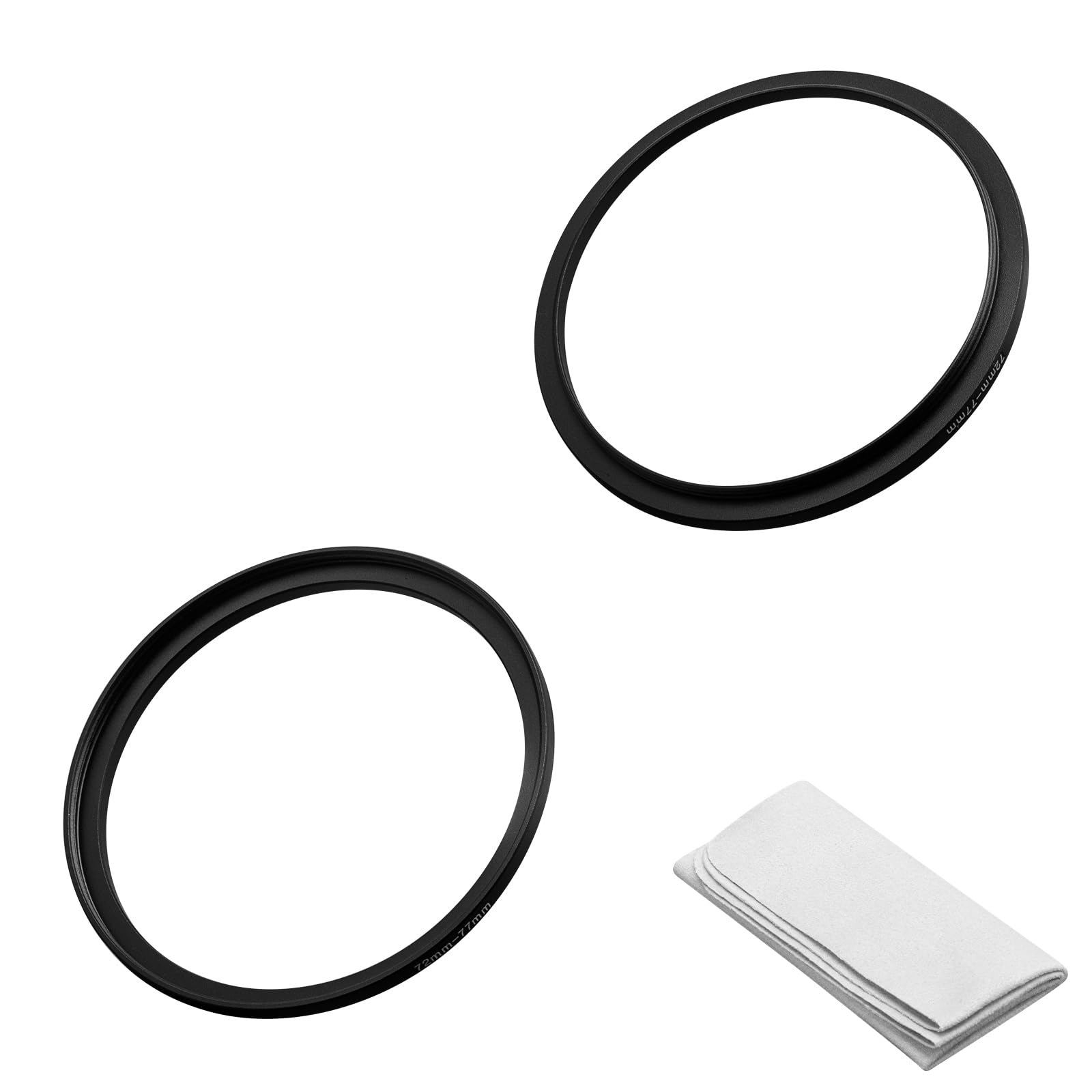 Bague d'adaptation de Filtre Step Up 72-77 mm pour Filtre en Alliage d'aluminium de qualité aéronautique