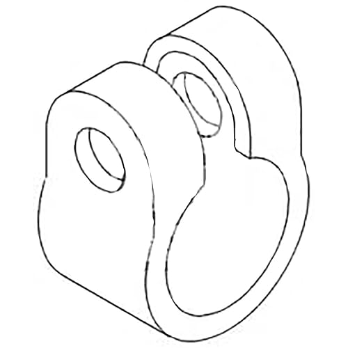 H145112 New John Deere JD - Abrazaderas para varilla de corbata de tractor 2010 T17700 M2300T