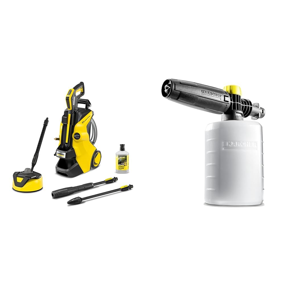 Kärcher K 5 Power Control Flex Car & Home Pressure Washer, pressure: max. 145 bar, flow rate: 500 l/h, area: 40 m²/h, water filter, 13 kg, high-pressure gun, dirt blaster, spray lance, Home Kit — view 12