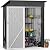 DWVO Metal Outdoor Storage Shed 5x3ft, Lockable Tool Sheds Storage with Air Vent for Garden, Patio, Lawn to Store Garbage Can, Lawnmower, Dark Gray
