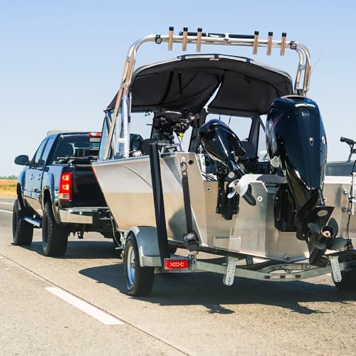 Retractable Transom Boat Tie Down Straps Boat Trailer Tie Down Strap 2x43-Inch, 2500lbs Break Strength with Quick Release Lock (Plastic) - Image 8