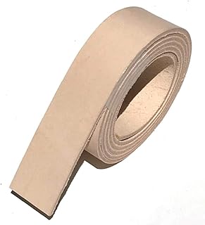 Dangerous Threads Natural Veg Tan 8/9 Ounce Leather Belt Blank, Extra Lo...