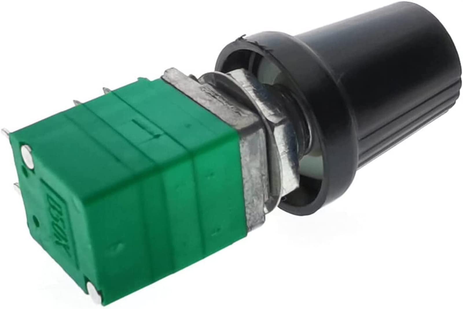 Potenciómetro 3 uds RD97 50K + potenciómetro de Volumen de Perilla B50K estéreo de Doble Sellado de Alta precisión con Interruptor 50KBX2