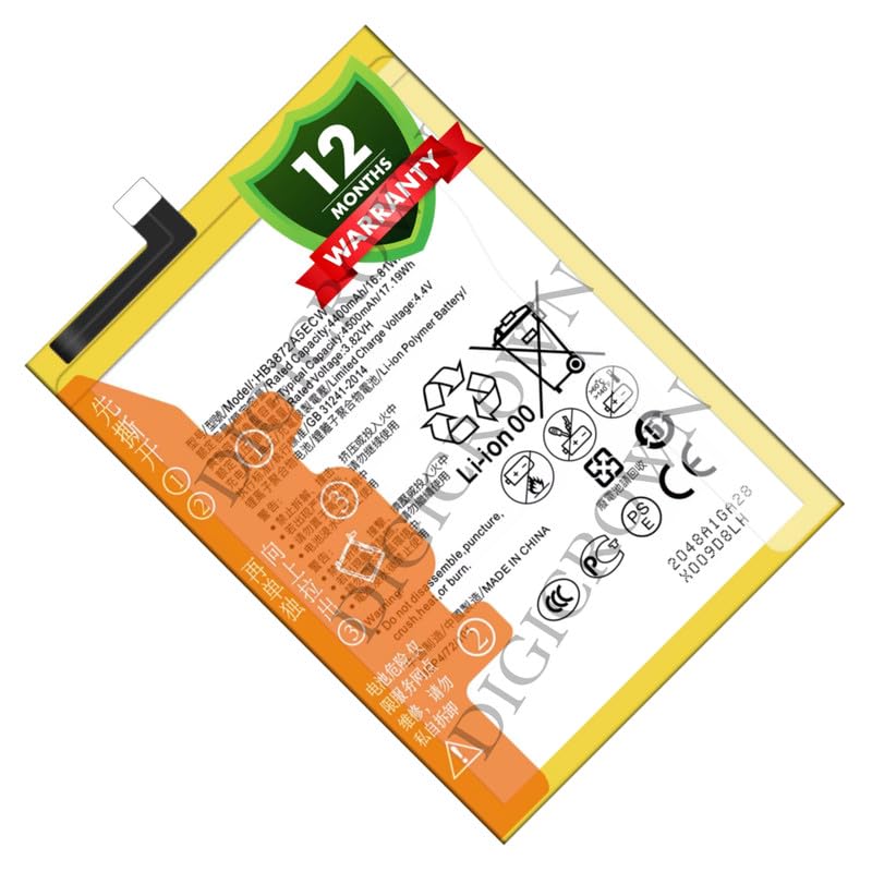 Image of Original HB3872A5ECW Battery Compatible for Huawei Honor Note 8 (Honor V8 Max) (EDI-AL10) - (4500mAh) - 1 Year Warranty