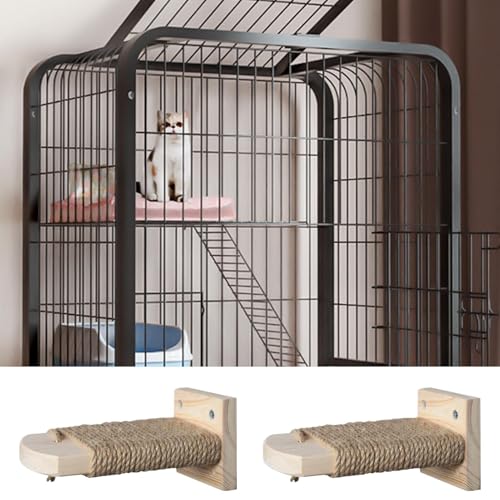 Passos de escalada da gaiola de gatos, degraus de escalada montados em gaiola | de prateleira de esc