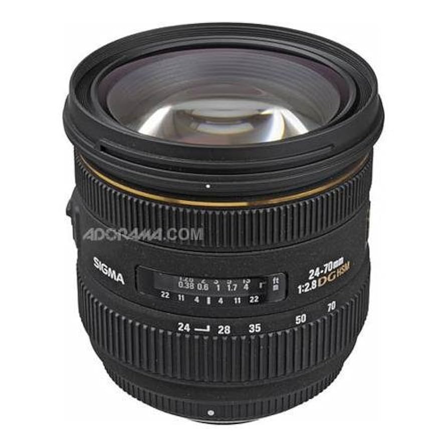 SIGMA24−70mmF2.8 IF EX DG HSM Sigma 24-70mm f/2.8 IF EX DG HSM AF Standard Zoom Lens for