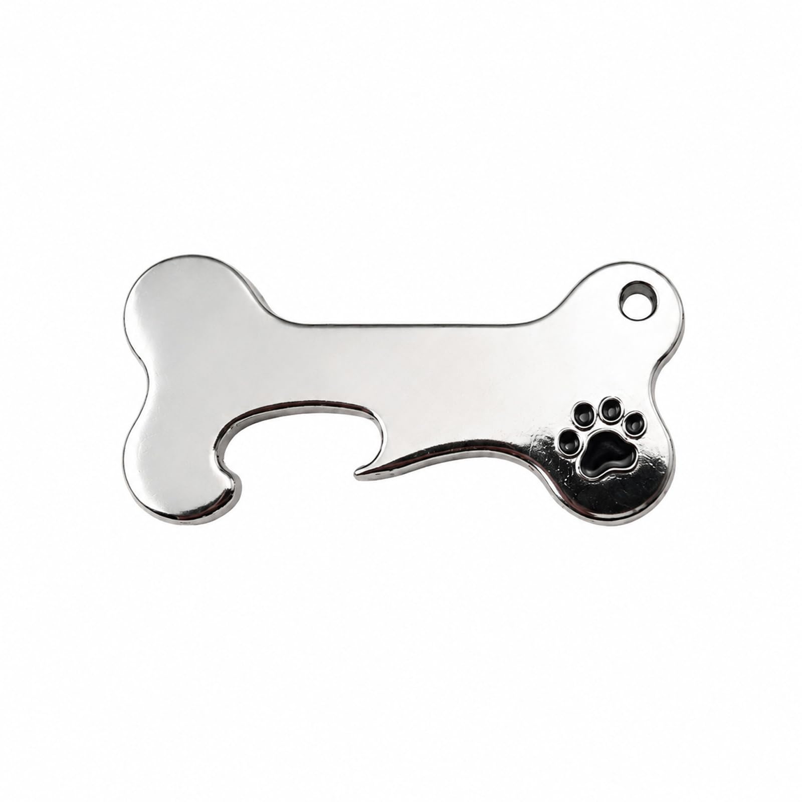 Resin Coated Dog Bone Bottle Opener Zinc Alloy for Non Slip Grips and Use At Home Pubs or Camping Trips Drip Epoxy Bottle Opener