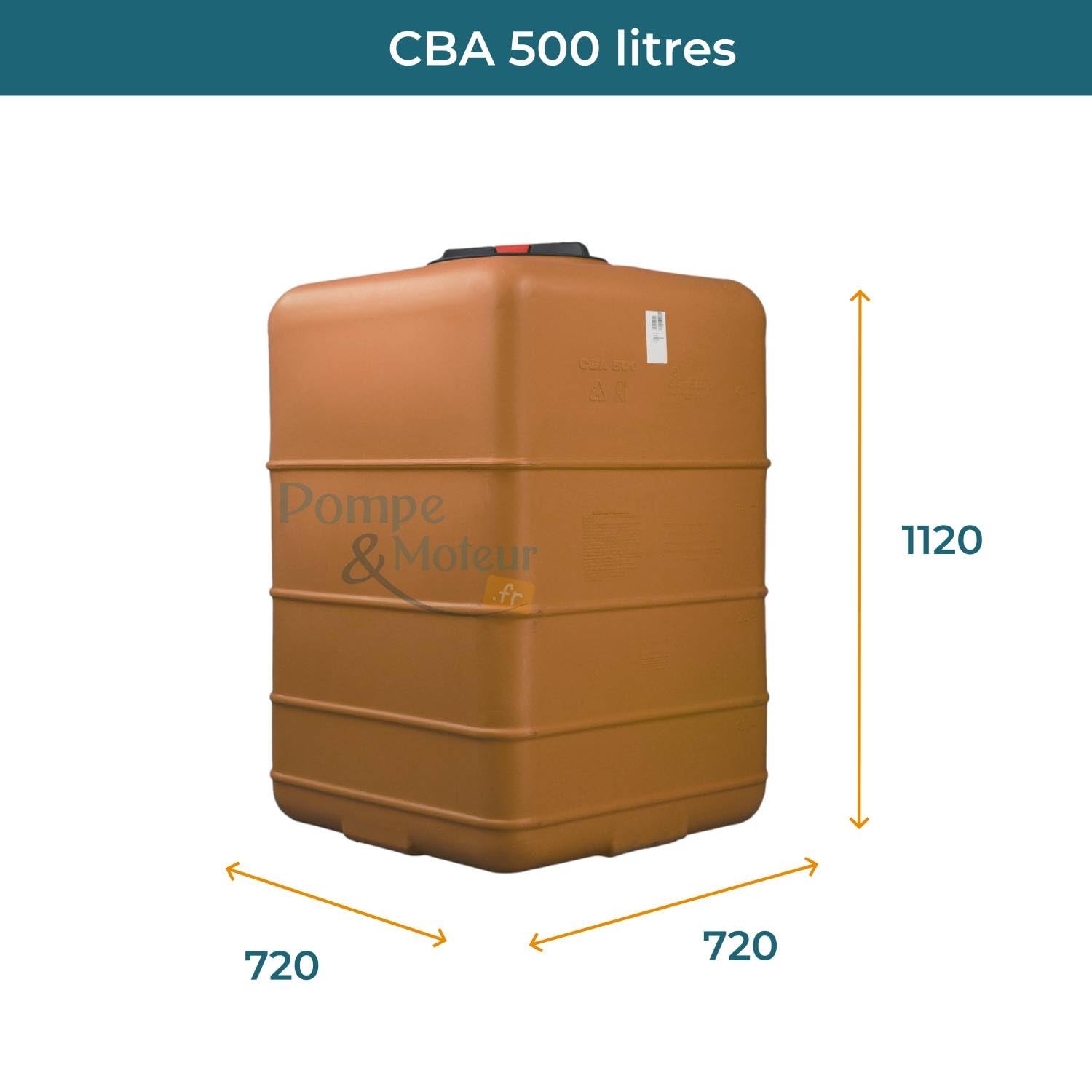 ELBI Tanque Cba500 - Tanque Cba500 (500 l, aire de recuperación)