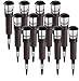LEONLITE 3W LED Landscape Light, 18W Eqv, 12V Low Voltage, Waterproof, Aluminum Housing with Ground Stake, ETL Listed Outdoor Pathway Garden Yard Patio Lamp, 3000K Warm White, Pack of 12