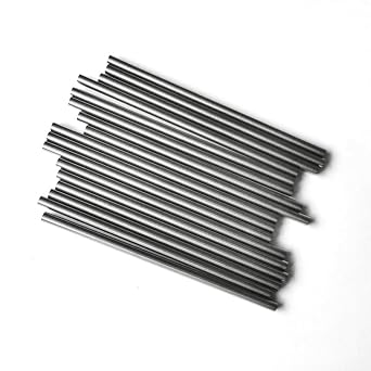 Thorium-Tungsten Rod, WT20, Polished, Welded, WT20 Electrode 1, Diameter*Length, 8*200mm