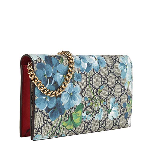 gucci blue flower bag