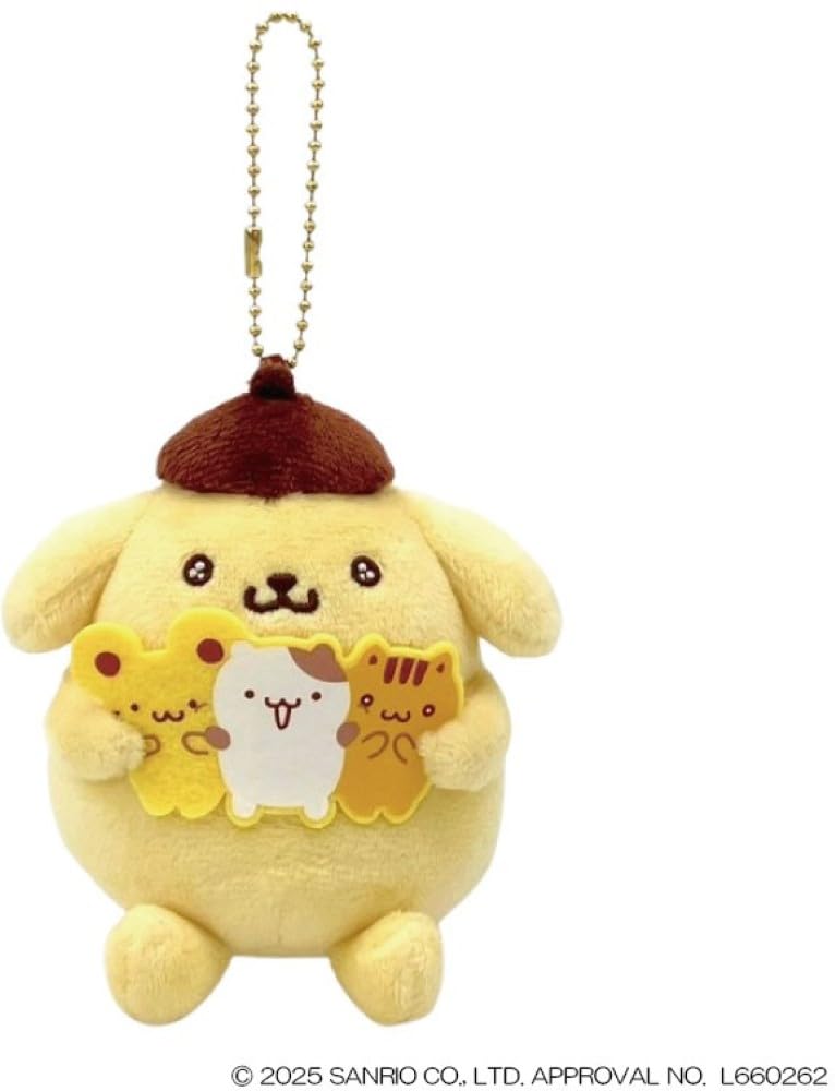 サンリオ ポムポムプリン チームプリン ナカジママーケット ぬいぐるみセット Amazon.co.jp: ナカジマコーポレーション ポムポムプリン マスコット