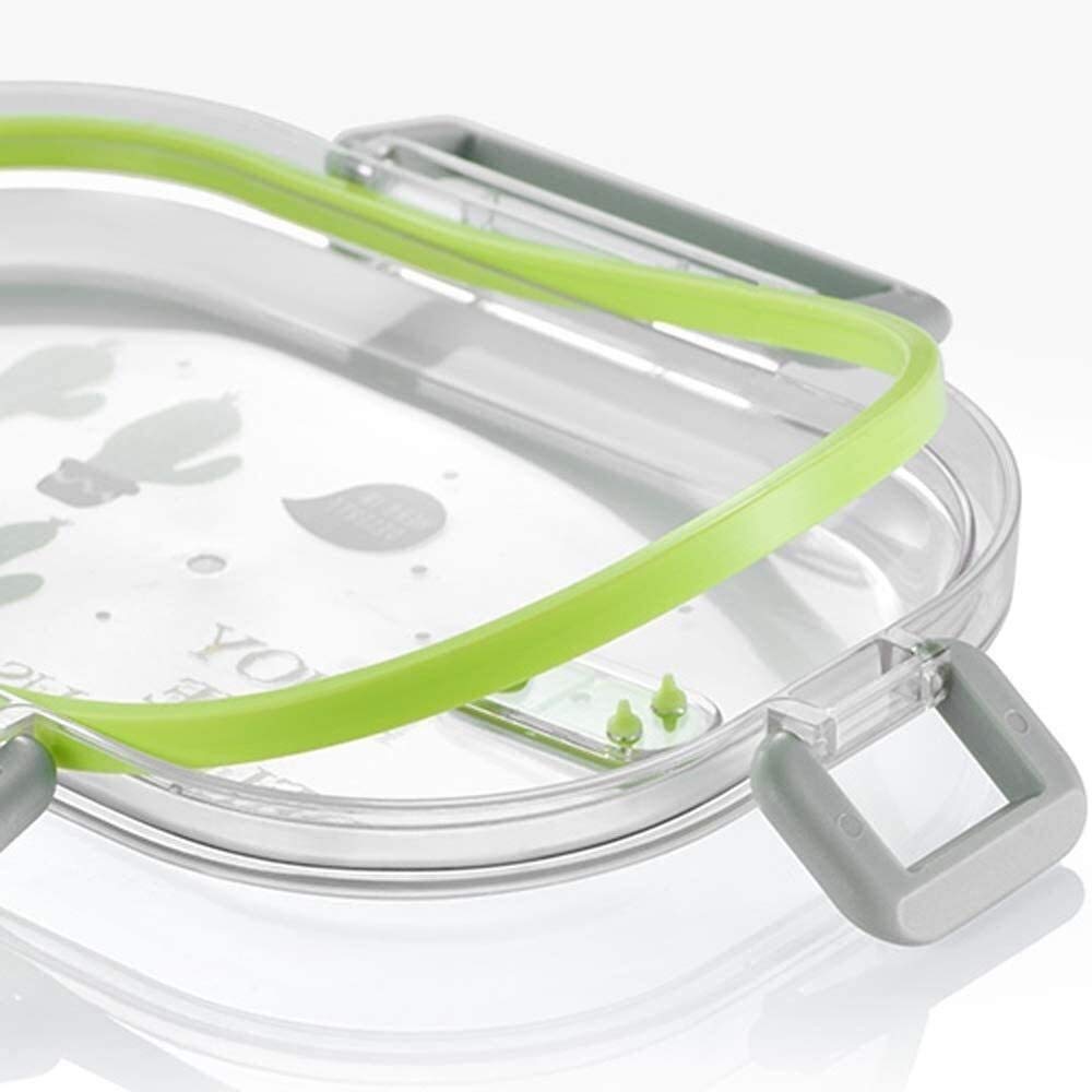 fiambrera, Fiambrera de acero inoxidable 304 grado alimenticio con compartimentos for adolescentes, hombres y mujeres(Grün)