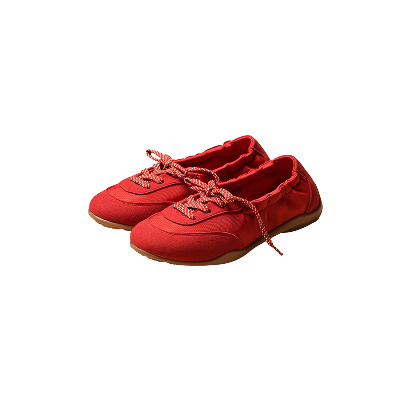 theater Kai Casual Sneakers in Suede for Women | Stylish Flat Lace-Up Shoes | Lightweight Comfortable Footwear with Cushioned Insole-picture-29