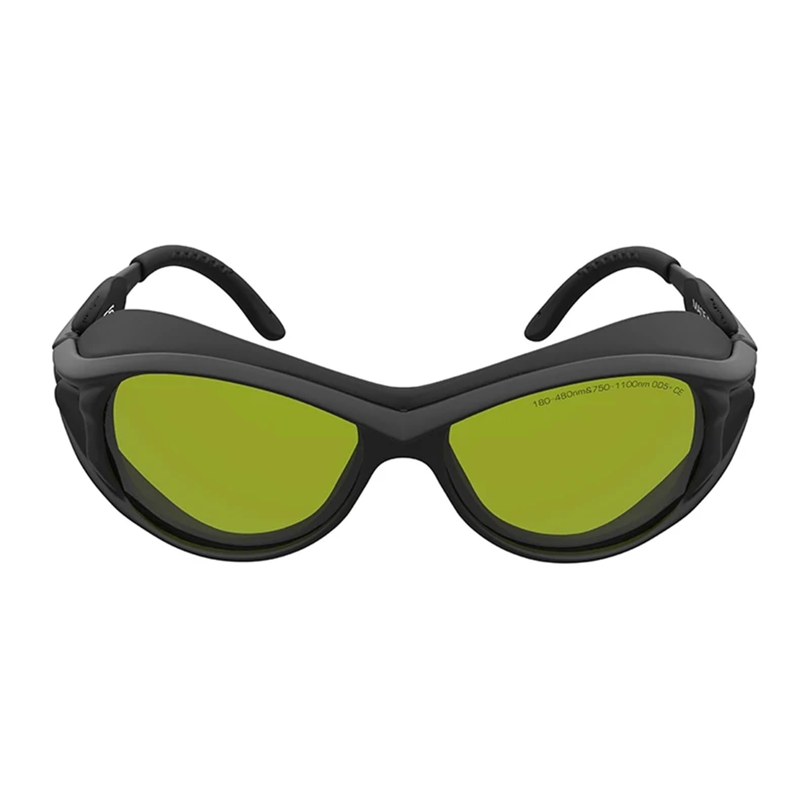 Gafas Proteccion Trabajo Gafas protectoras infrarrojas OD5 de 1064 nm, lentes verdes, punto de congelación de 808 nm