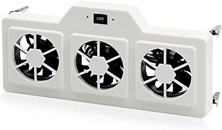 12V RV Refrigerator Cooling Fan RV Fridge Evaporator Fin Fan with Three 2.5