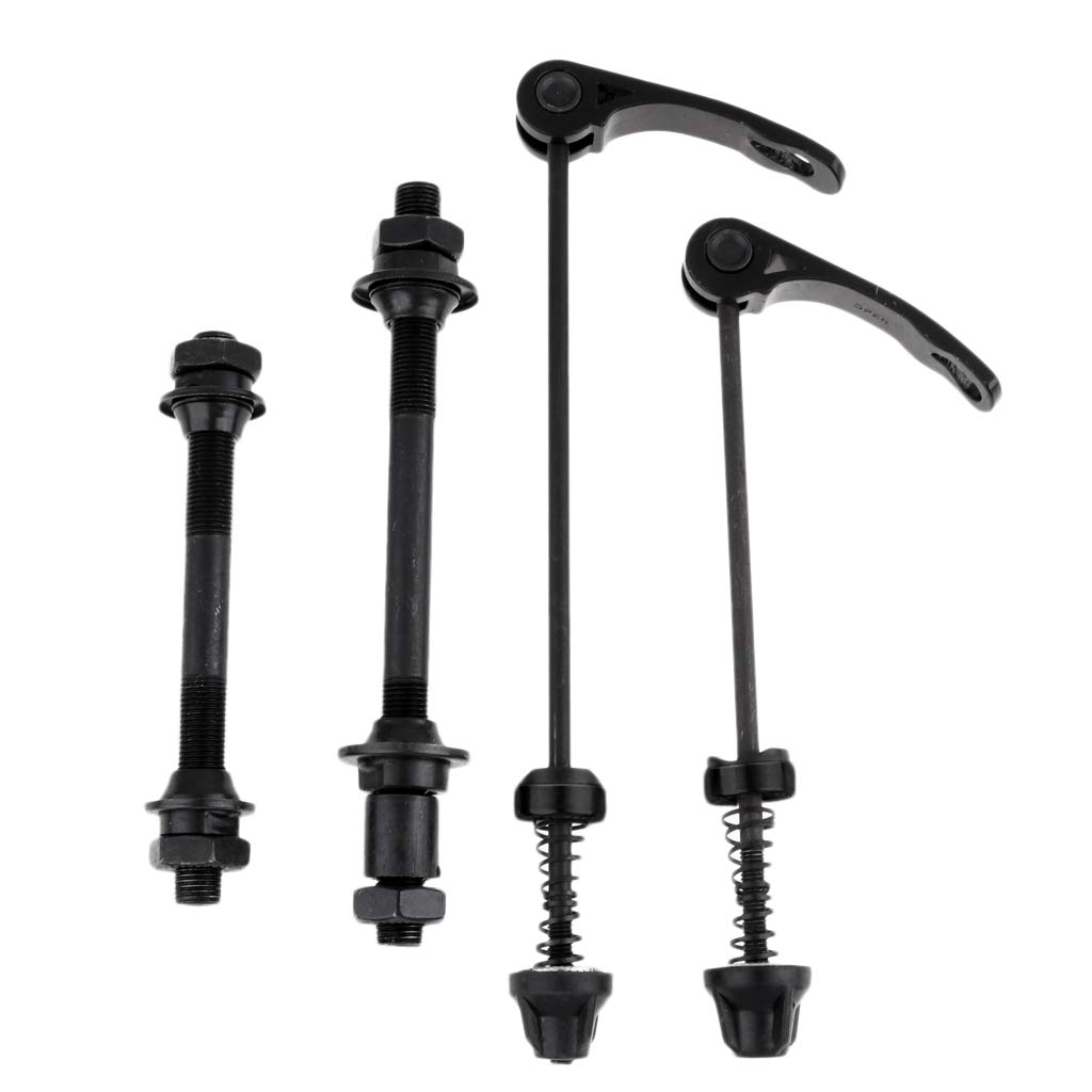 5 Set Ultraleichtes Fahrrad Fahrrad Schnellspanner Set Vorderrad Hinterrad Nabe Achse