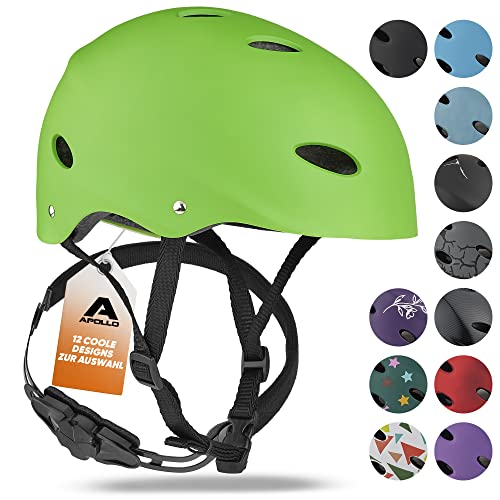 Apollo Skate-Helm/Kinder-Helm - Verstellbarer Skateboard,...