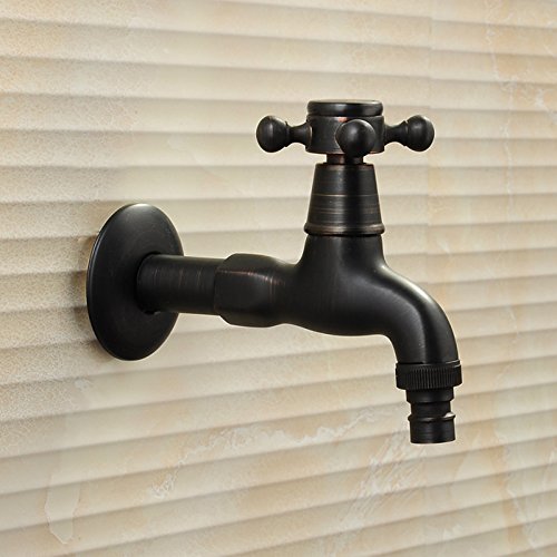 Faucet Lavadora de Grifo Antiguo de Bronce Negro Lavadora de Cobre Completo alargamiento Faucet