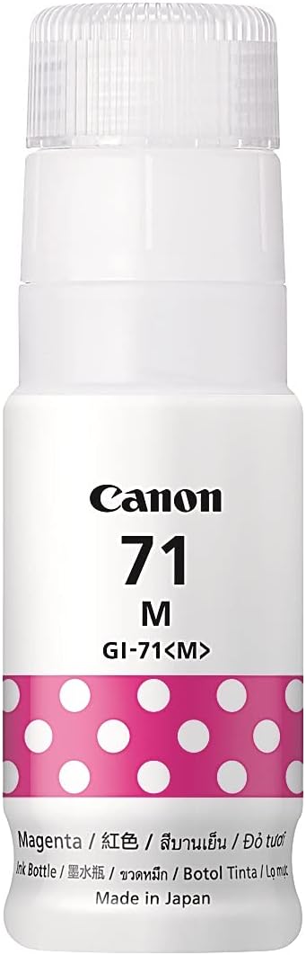 PIXMA GI71M Magenta Ink bottlefor G1020,G2020,G3020,G2060,G3060, G1737,G2770,G3770,G4770, G1730,G2730,G3730