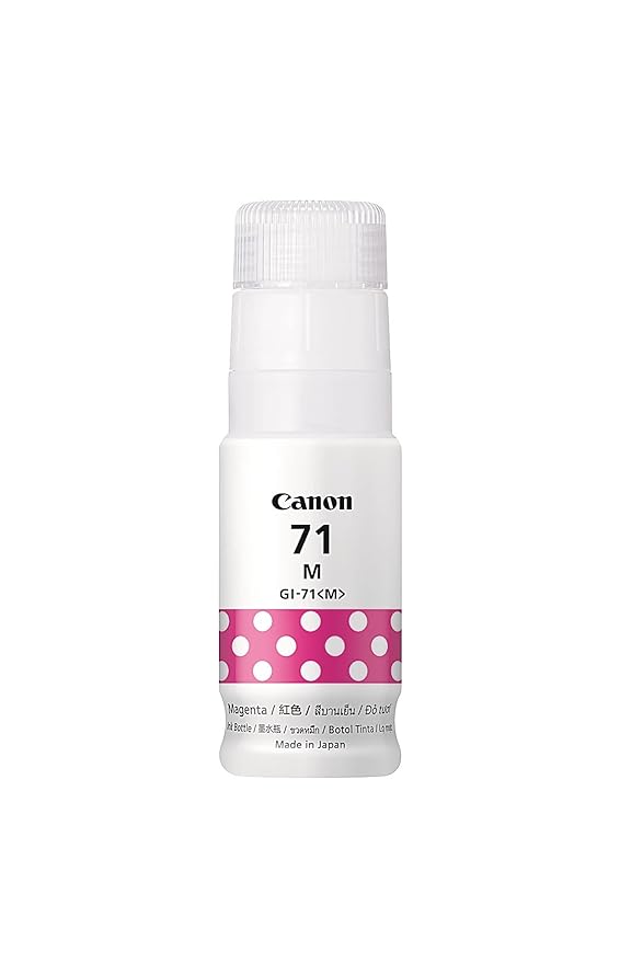 Canon PIXMA GI71M Magenta Ink bottlefor G1020,G2020,G3020,G2060,G3060, G1737,G2770,G3770,G4770, G1730,G2730,G3730
