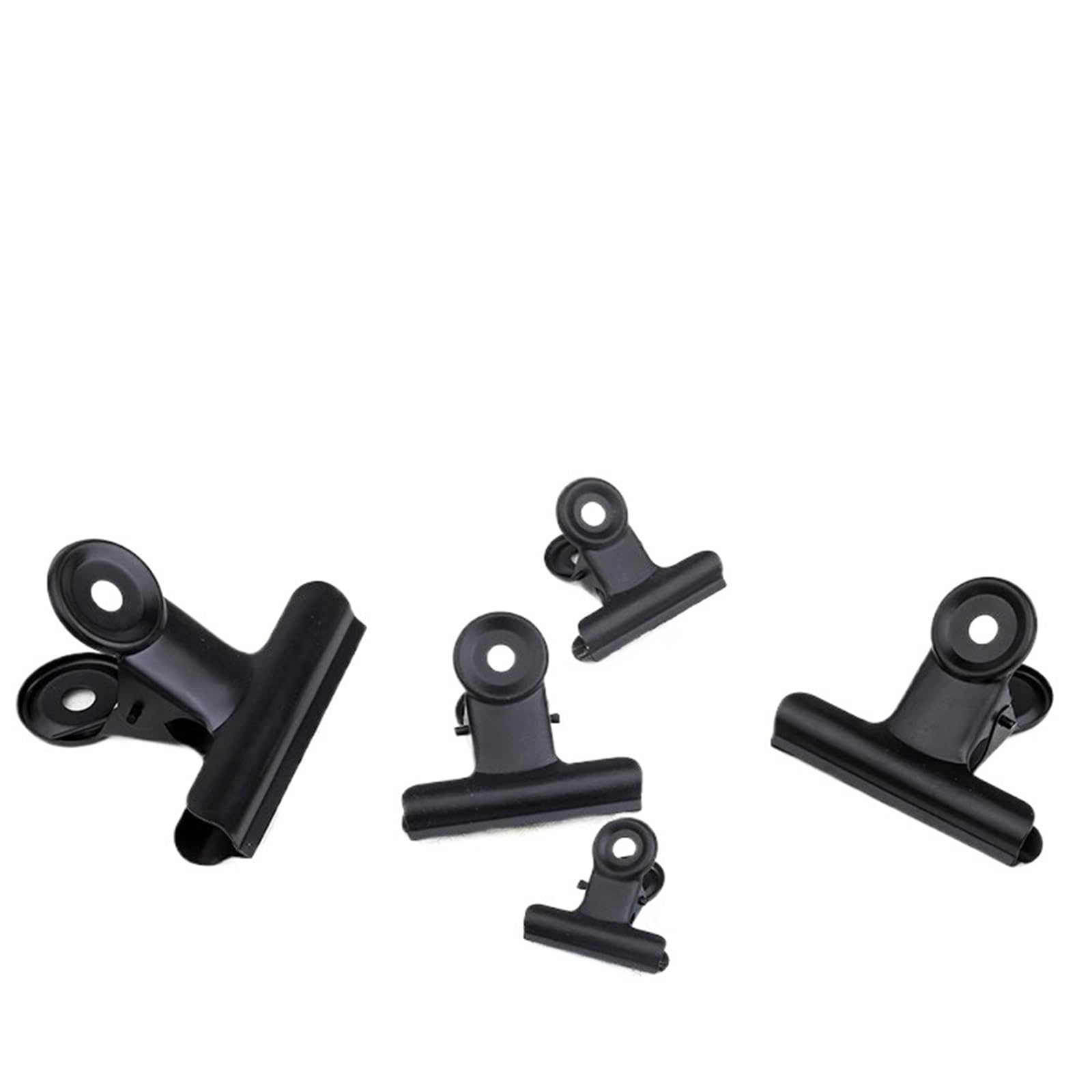10 sztuk czarny metalowy klips artykuły papiernicze artykuły biurowe spinacz do papieru domowego mocowanie mały klips do książki szkicowanie zacisk deski Cip czarny(63mm)