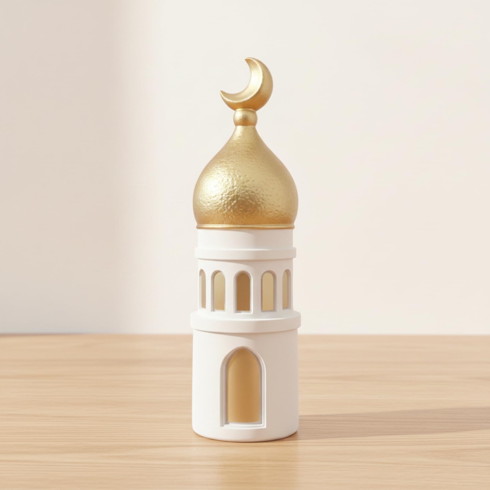 Sharplace Golden Teelichthalter mit Mondsichel, Style to 3