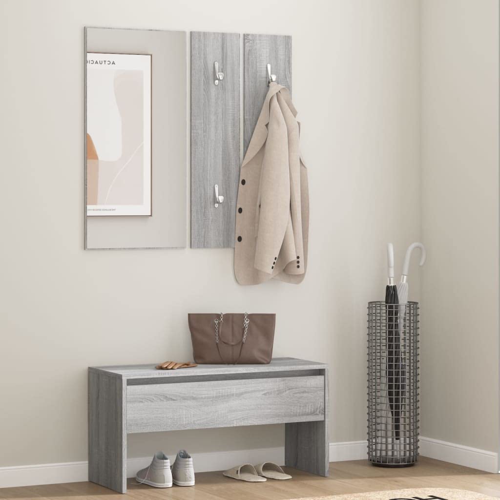 Garde-robe gris Sonoma : la solution anti-désordre pour votre entrée