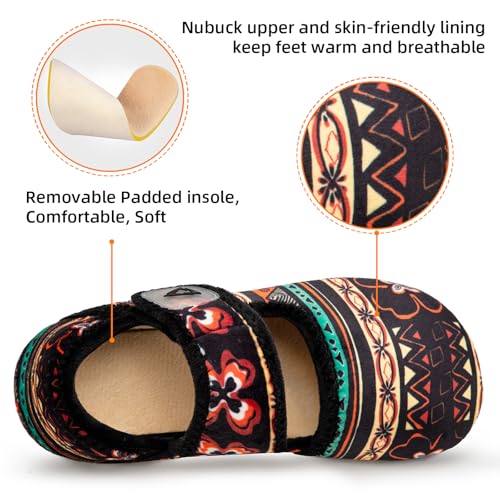 ATHMILE House Slippers for Women Men Indoor Barefoot Socks Wide Diabetic Shoes Adjustable House Slippers for Home Travel4