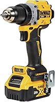 Vista 3 de DEWALT 20V MAX* XR® Kit de taladro/destornillador inalámbrico sin escobillas de 1/2 pulgada (DCD800P1), Amarillo