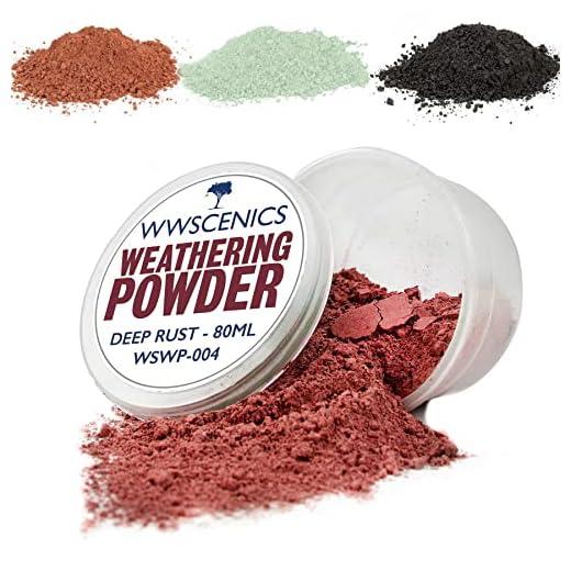 WWScenics | Pigmentos Envejecimiento y Desgaste Set de 4 – WSWP-013| 4x80ml