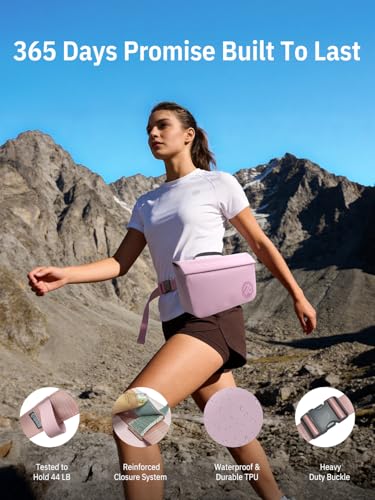 Image of niphean IPX7 Waterproof Fanny Pack, Magnetic One-Hand Closure Dry Bag