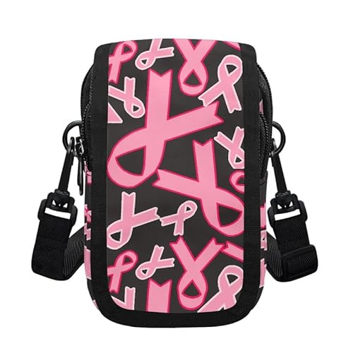 Jolamirel Breast Cancer Awareness Small Crossbody Bags for Women Phone